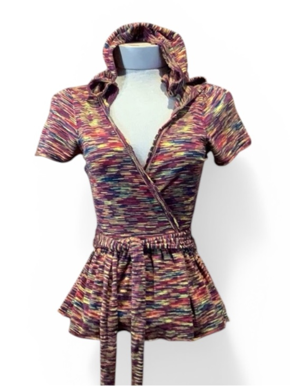 MOTH Multi Color Wrap Sweater